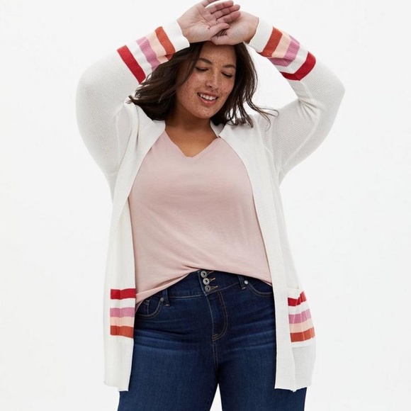 Torrid White Cardigan - Plus Size 00 - Picture 4 of 10